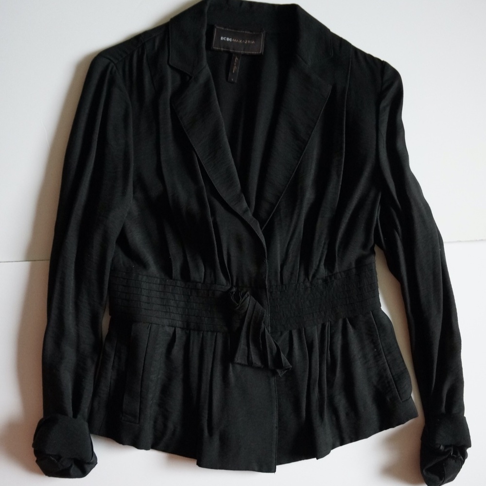 BCBGMaxAzria black belted jacket